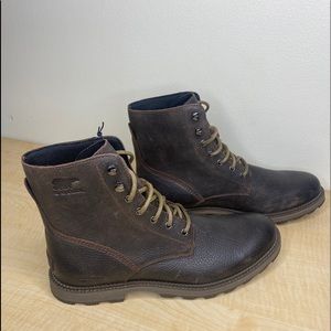 Mens Sorel Madison 6” Waterproof Leather Boots 10